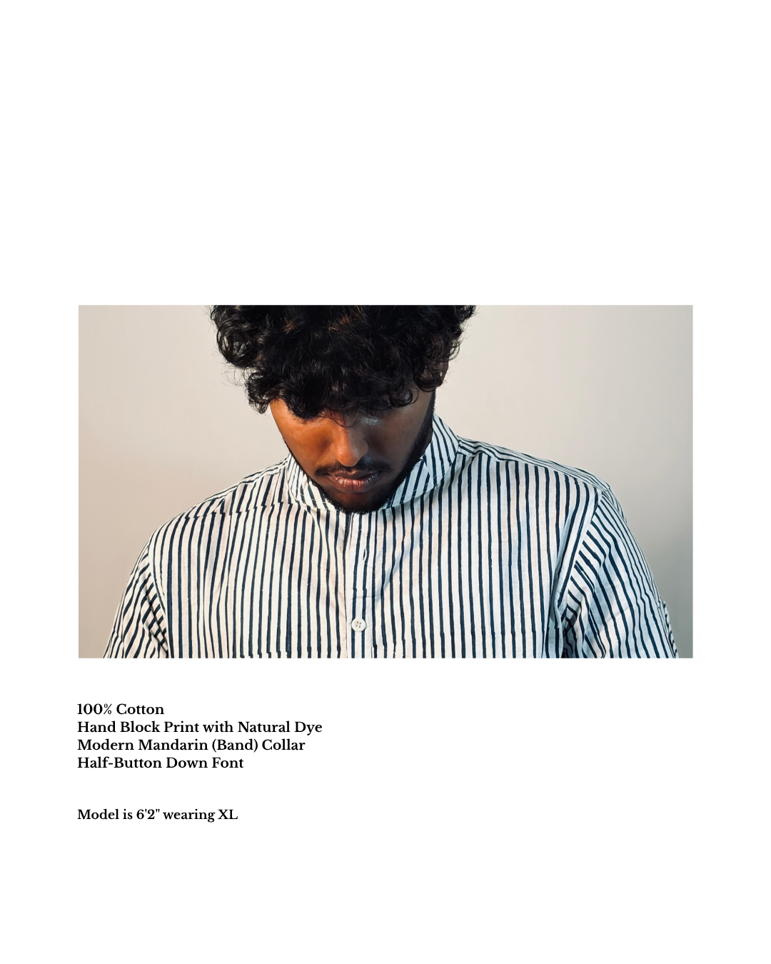 Stripes | Hand Block Printed Men’s Jodhpuri Kurta