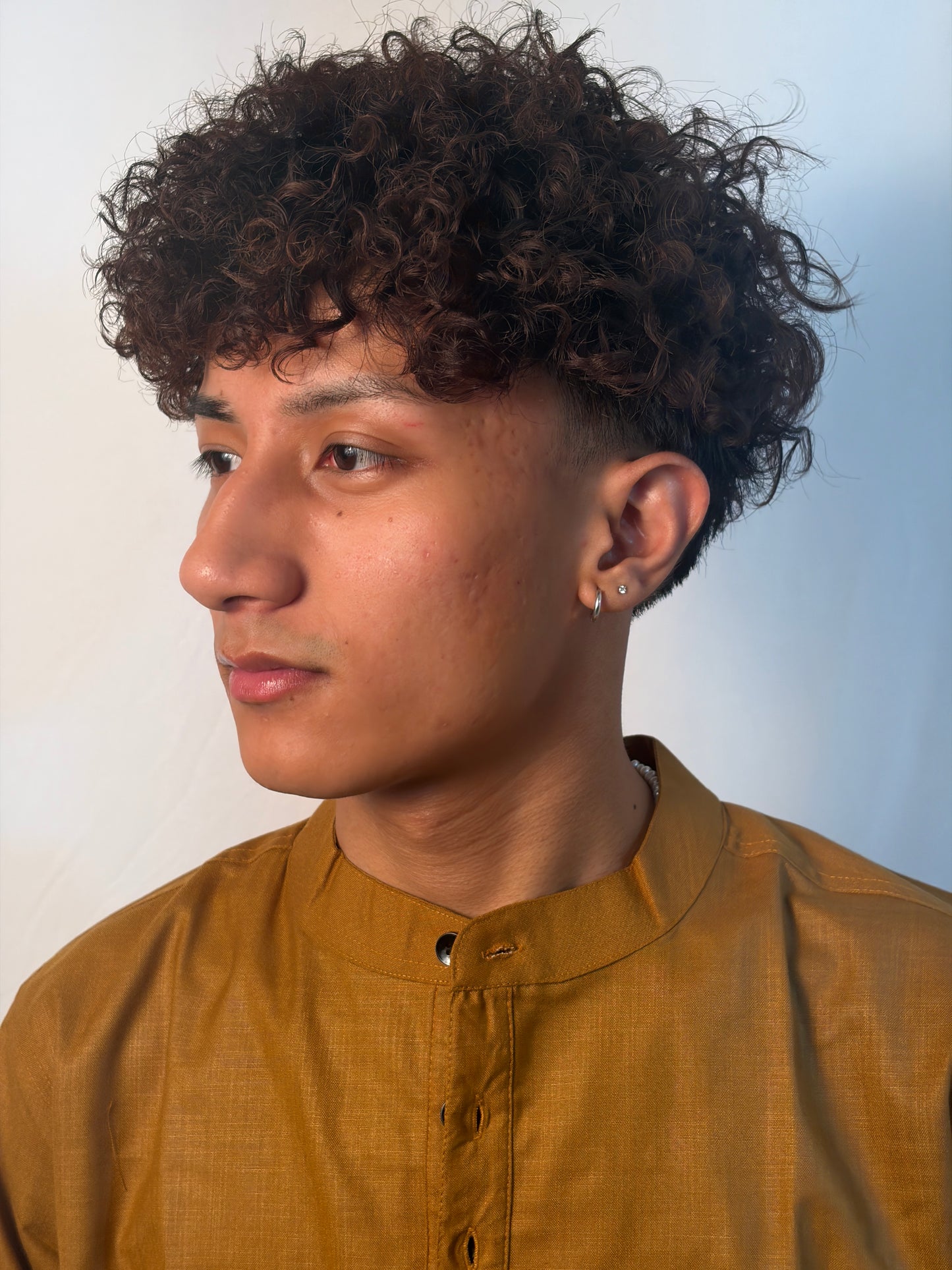 Zafran | Golden Yellow Grey Men’s Kurta
