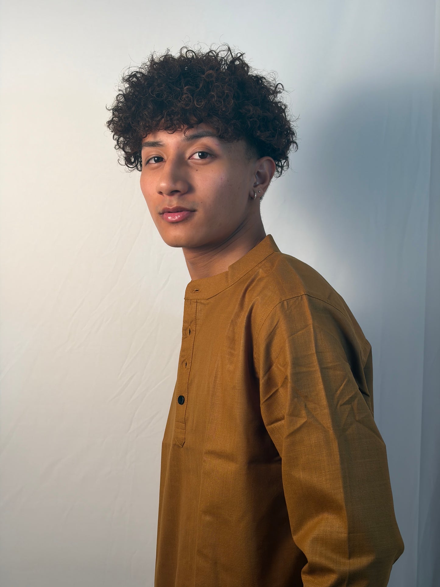 Zafran | Golden Yellow Grey Men’s Kurta