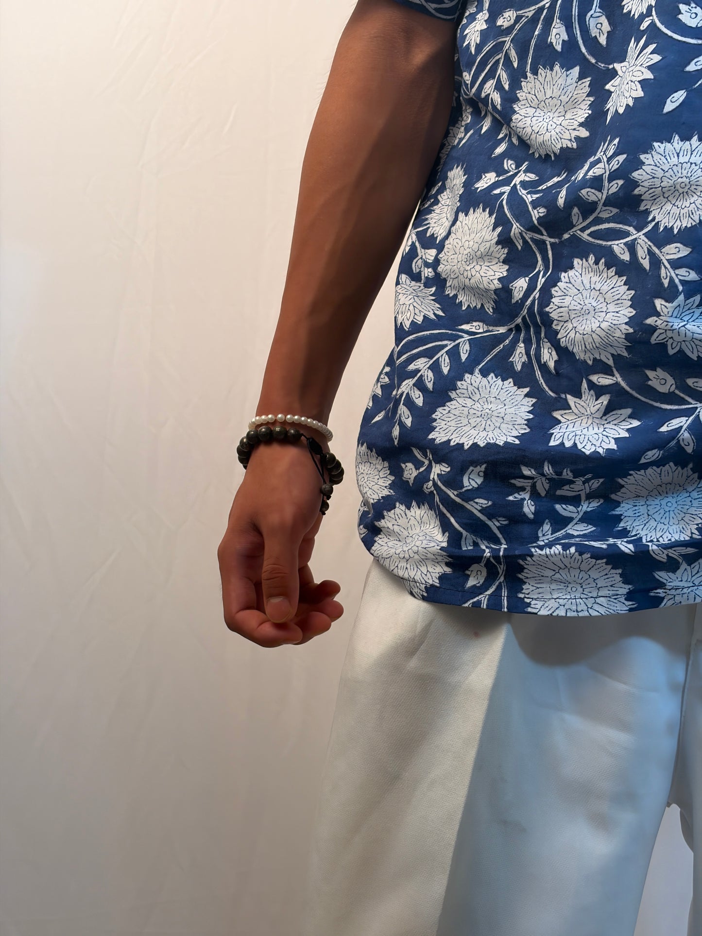 Indigo | Block Printed Men’s Jodhpuri Kurta
