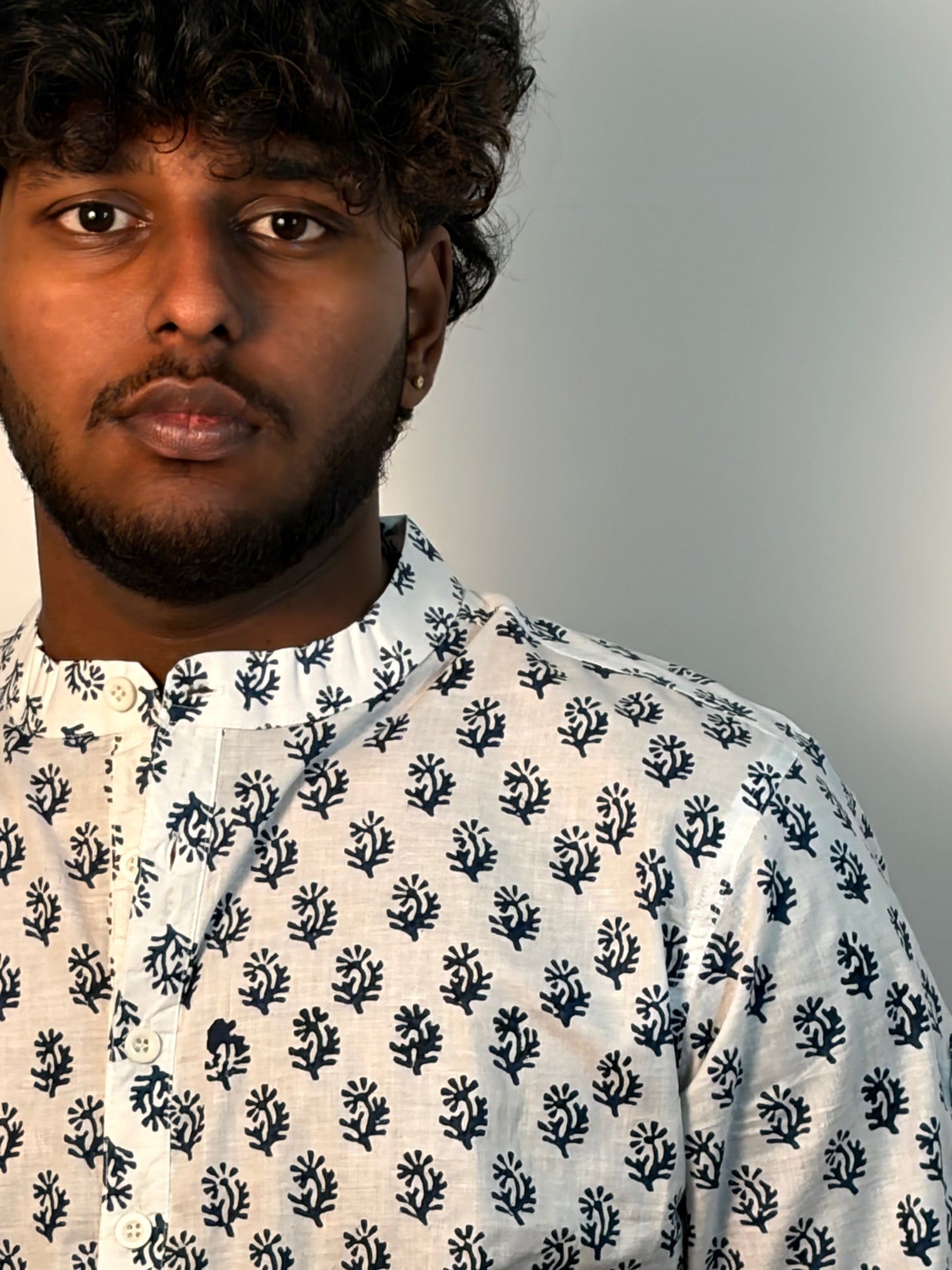 Naina | Hand Block Printed Men’s Jodhpuri Kurta