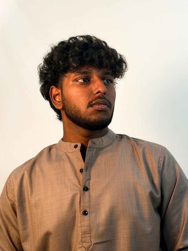 Noor | Mauve Grey Men’s Kurta