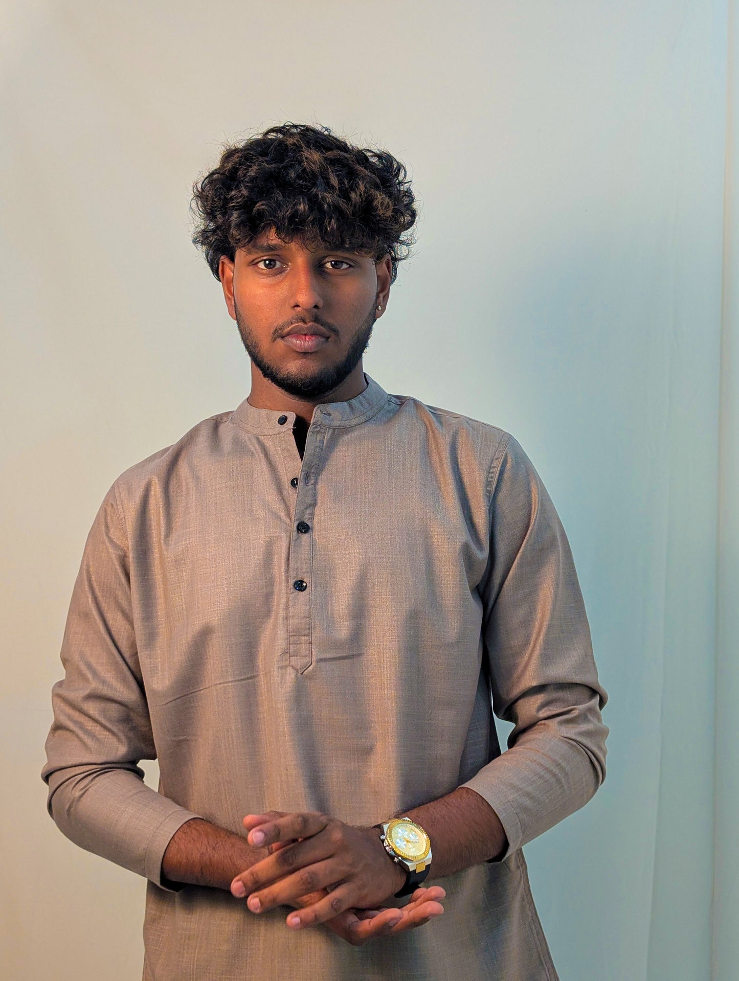 Noor | Mauve Grey Men’s Kurta
