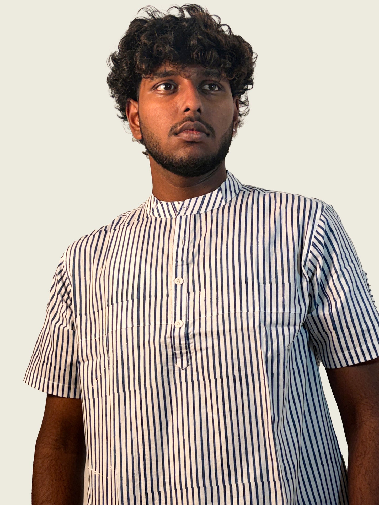 Stripes | Hand Block Printed Men’s Jodhpuri Kurta