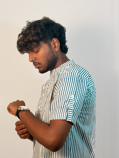 Stripes | Hand Block Printed Men’s Jodhpuri Kurta