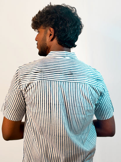 Stripes | Hand Block Printed Men’s Jodhpuri Kurta