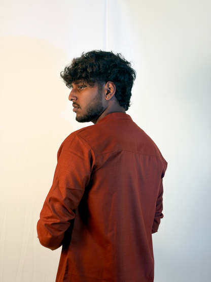 Terra | Rustic Orange Men’s Kurta