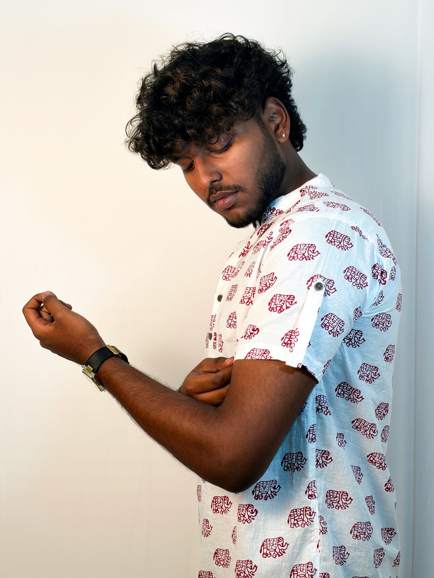Elephanta | Hand Block Printed Men’s Jodhpuri Kurta