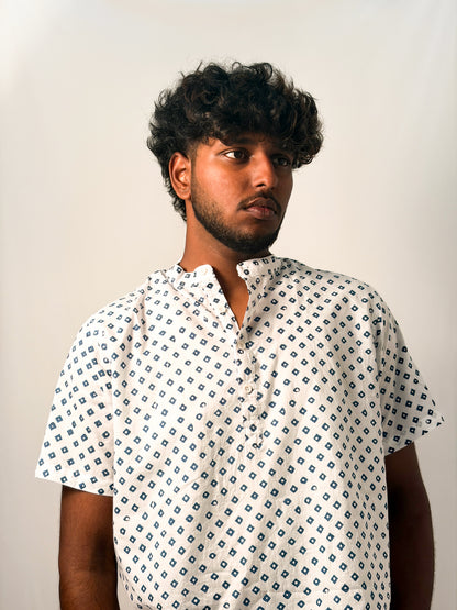 Heer | Hand Block Printed Men’s Jodhpuri Kurta