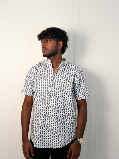 VID | Hand Block Printed Men’s Jodhpuri Kurta
